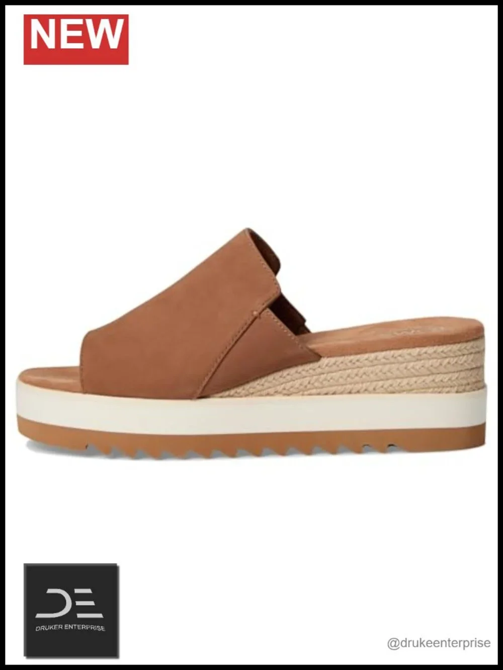 Woven Mule Wedge Sandal Slip-On Espadrille Vegan CloudBound Insole